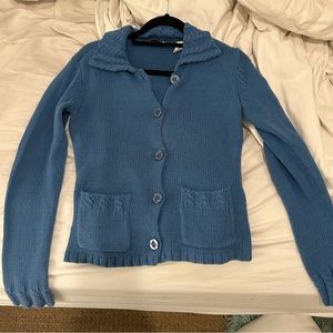 vintage french laundry cardigan